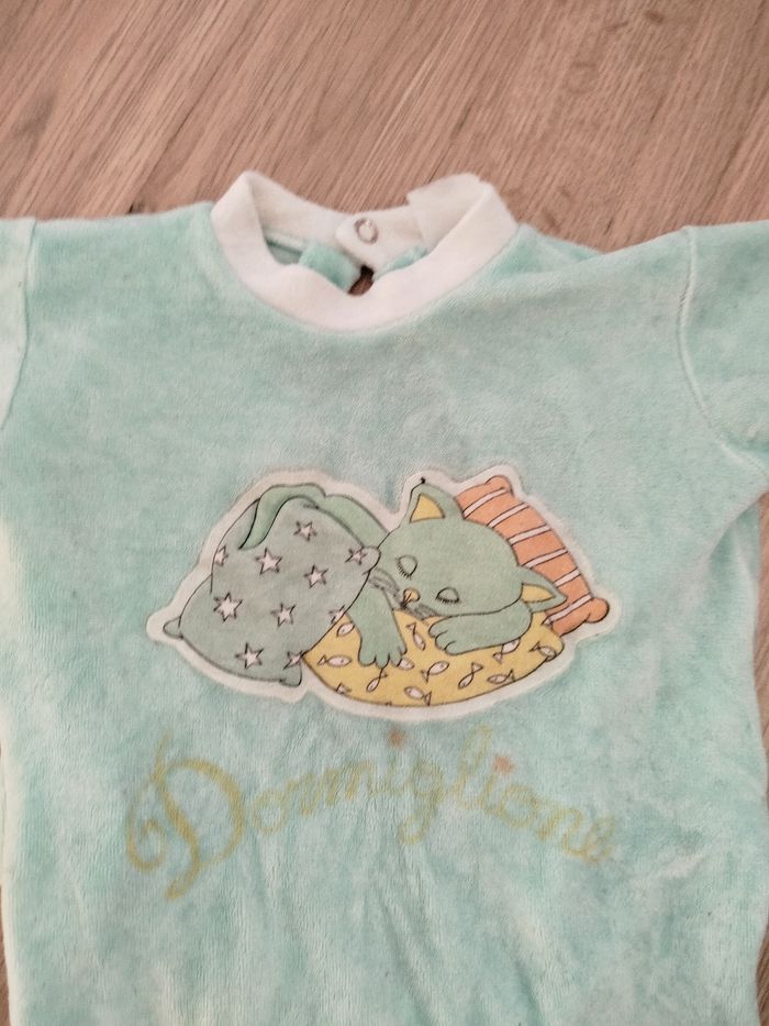 Pyjama bébé vintage 1 mois - photo numéro 2