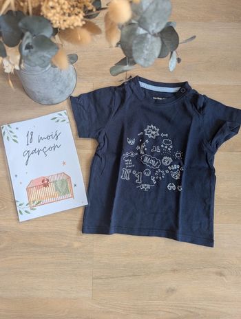 T-shirt Verbaudet Bleu marine 18 mois