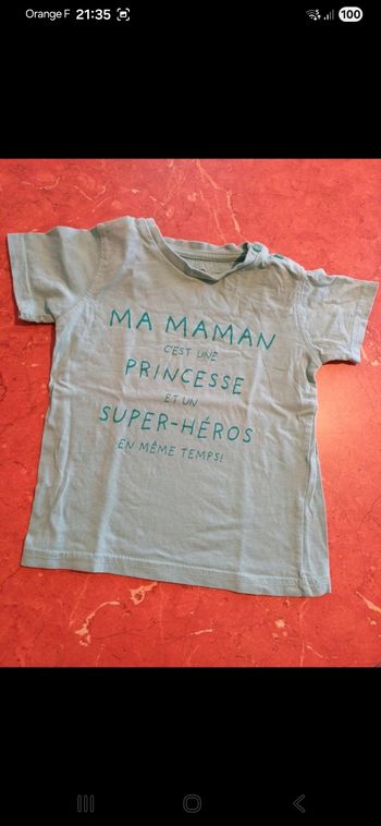 T.shirt garçon taille 24 mois