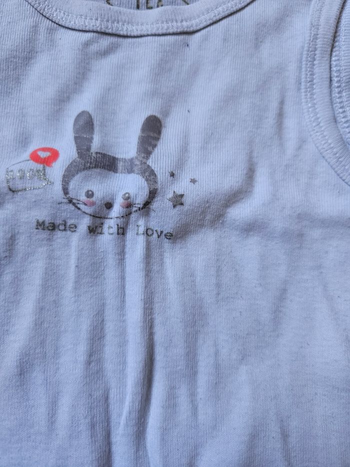 Lot de 3 bodies lapin - 18mois - photo numéro 3