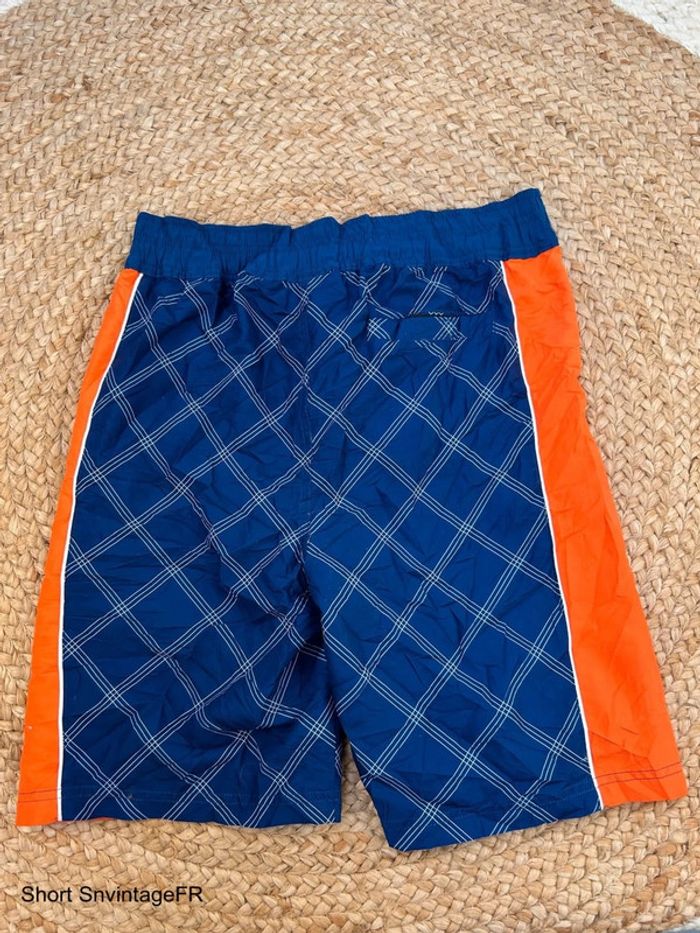 Short de Bain Genuin Marchandise Orange & Marine Homme Taille M | Très Bon État – SM974 - photo numéro 2