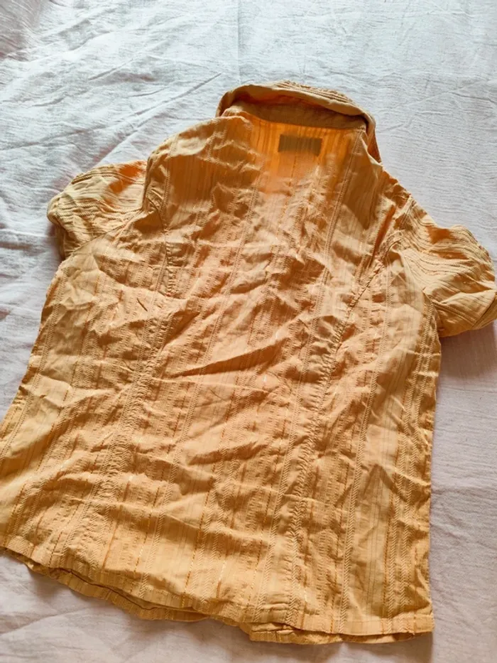 Joli haut femme Armand Thiery taille 4 couleur orange - photo numéro 6