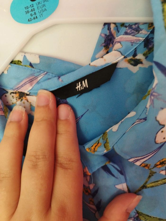 Chemise sans manche en voile femme h&M taille M 7 - photo numéro 3