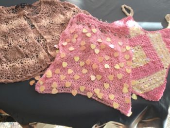 lot 3 hauts gilet lili gaufrette 4 ans tbe