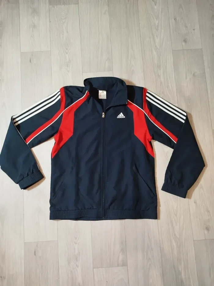 👕 Veste Adidas manches longues M 🔵🔴