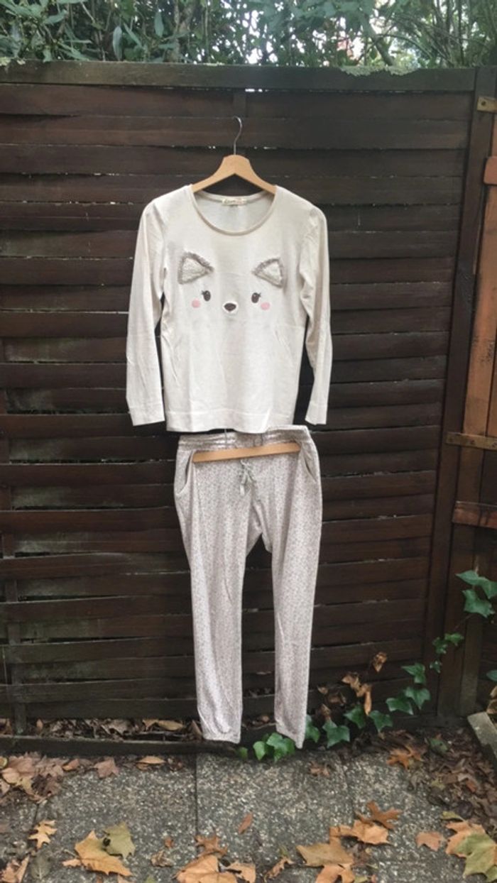 Pijama petit chat 3 pièces - photo numéro 2