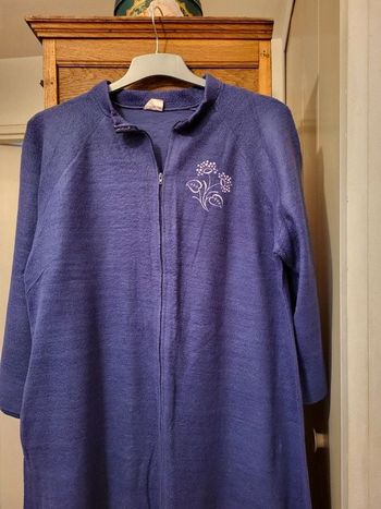 robe de chambre parme t 44 chaude