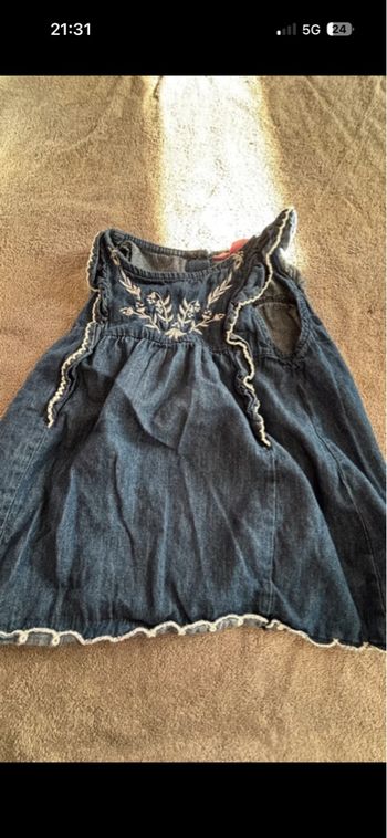 Robe effet jean 