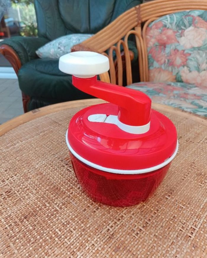 Quick chef Tupperware rouge et blanc - photo numéro 2