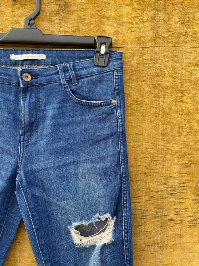 Jean brut coupe droite Zara - photo numéro 2