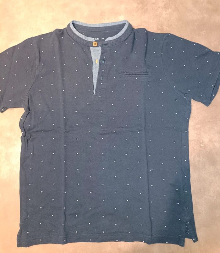 Polo garçon col mao