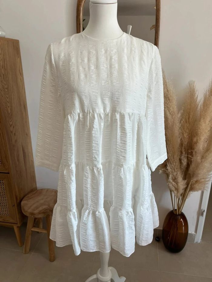Robe Sharon blanche Zara neuve - photo numéro 4