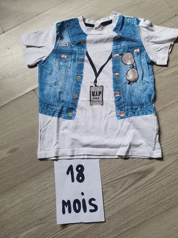 Maillot t-shirt 18mois garçon