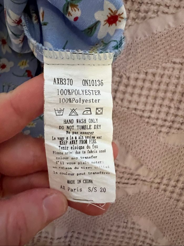 Robe d'été bleu multicolore - photo numéro 6