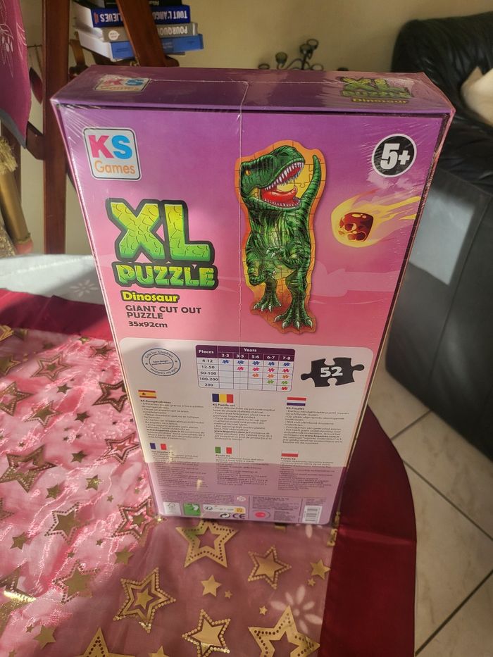 XL puzzle dinosaur ( dinosaure) 🦖  52 35x92cm - photo numéro 3