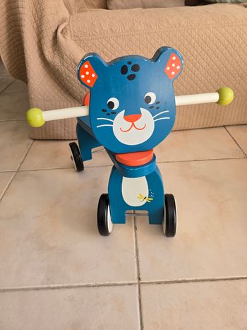 Porteur en bois Panthère Moulin Roty 