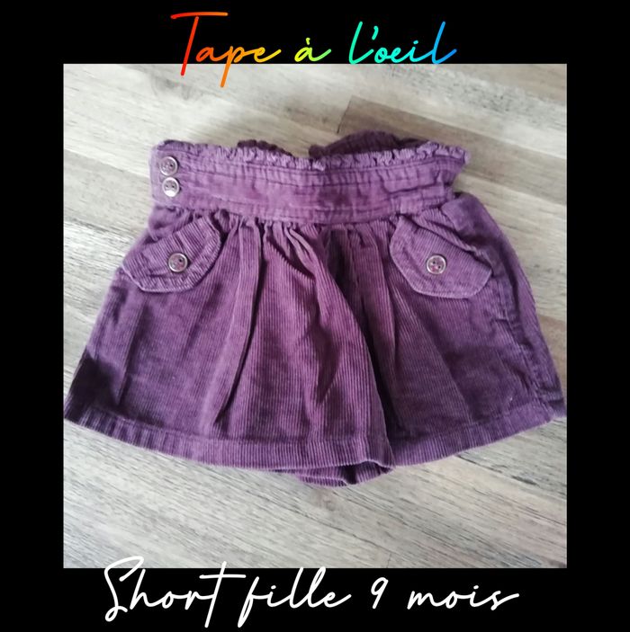 Short fille 9 mois TAO Comme neuf