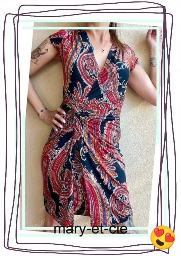SOLDÉ - Robe fluide taille 38 - Morgan