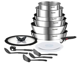 Tefal ingenio 15 pièces, poêle, casserole, wok