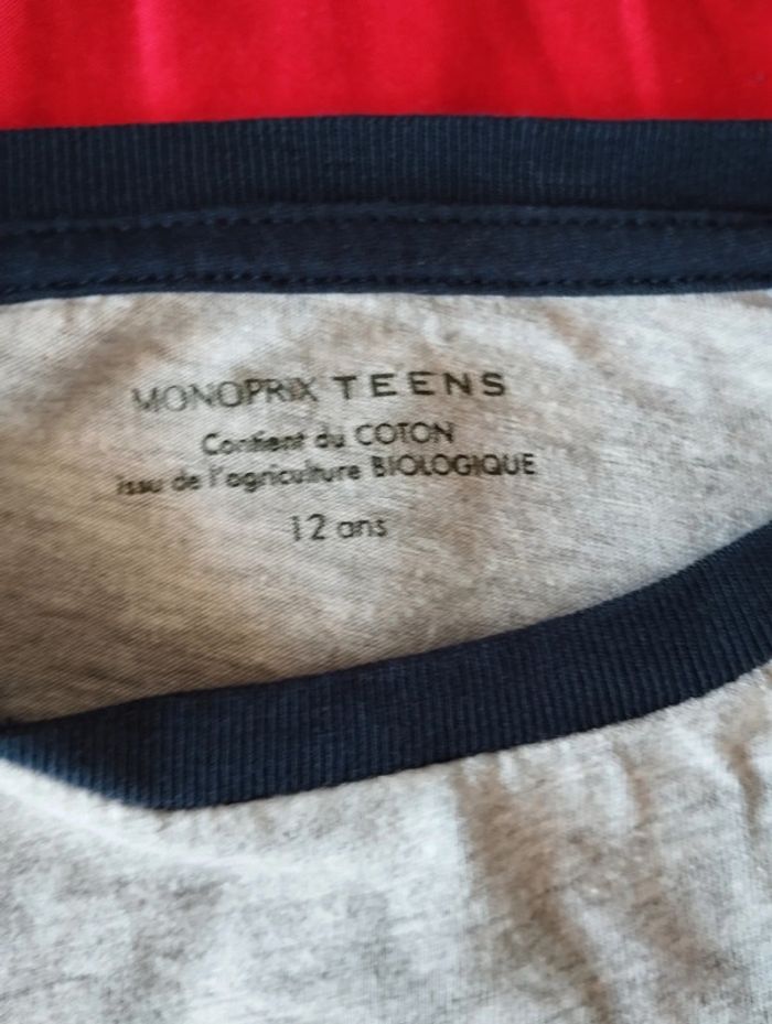 Tee shirt manches longues monoprix - photo numéro 3