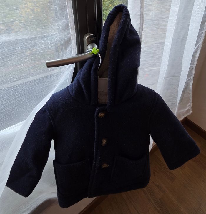 Manteau chaud molletonné garçon kiabi 9 mois - photo numéro 3