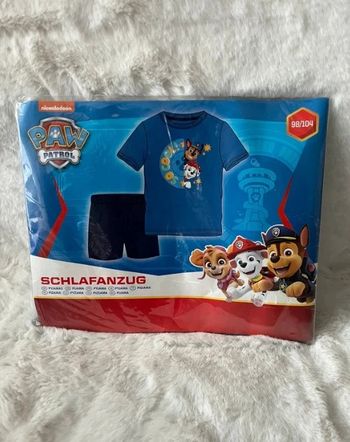 Pyjama, Tshirt et short Pat patrouille, paw patrol 3/4 ans