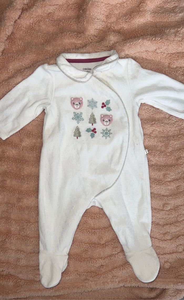 Pyjama blanc 3 mois - photo numéro 4