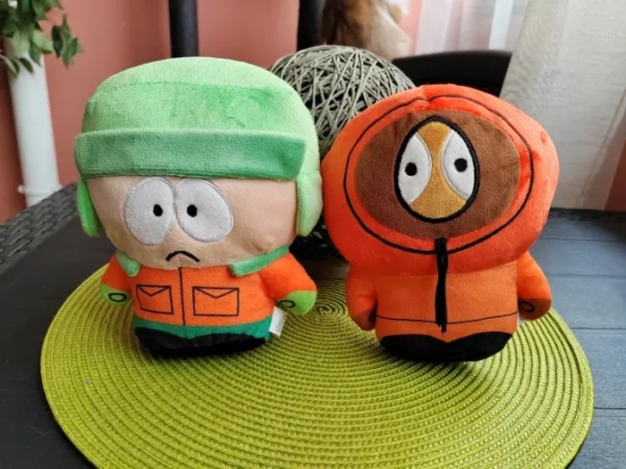 Lot de 2 peluches - South Park, Kenny & Kyle