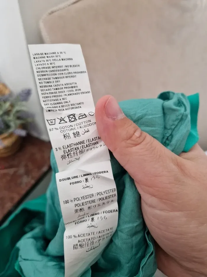 Robe sinequanone taille 42 verte - photo numéro 7