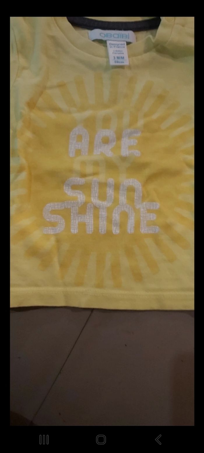 Tshirt 3 mois obaibi - photo numéro 3