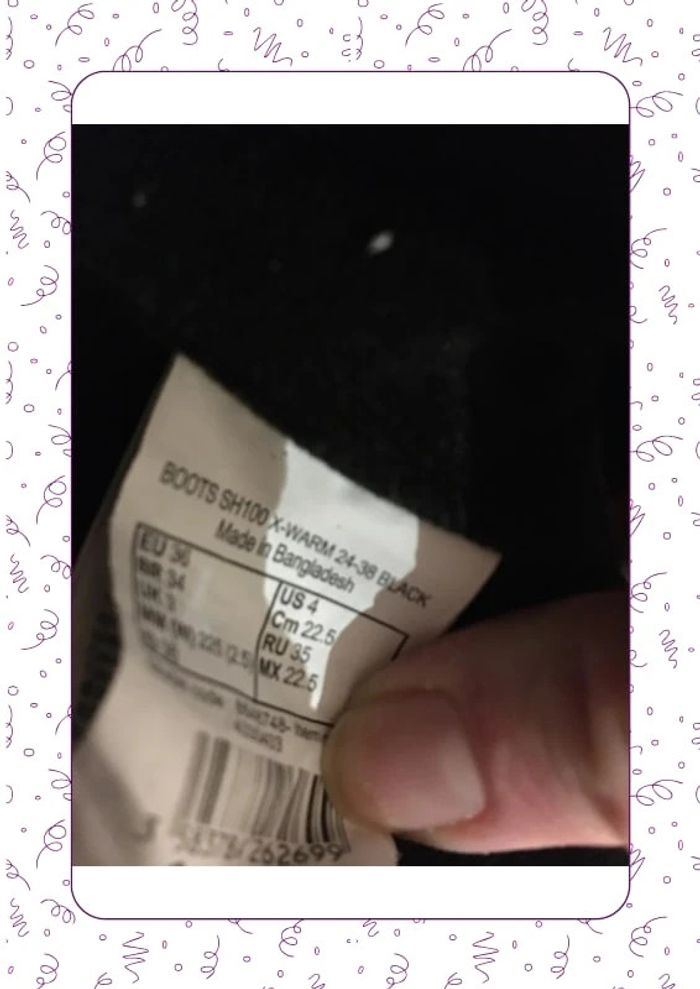 Bottes de neige quechua noires - photo numéro 3