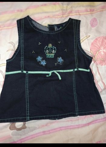 Haut en jeans sergent major 7 ans