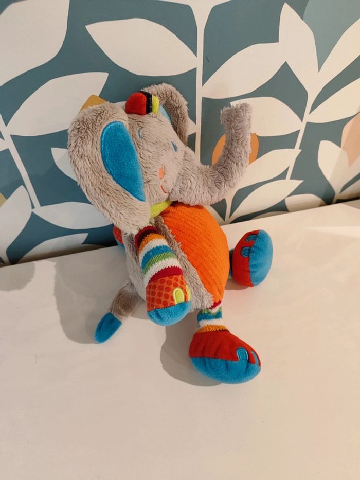 Doudou éléphant tex - photo numéro 2