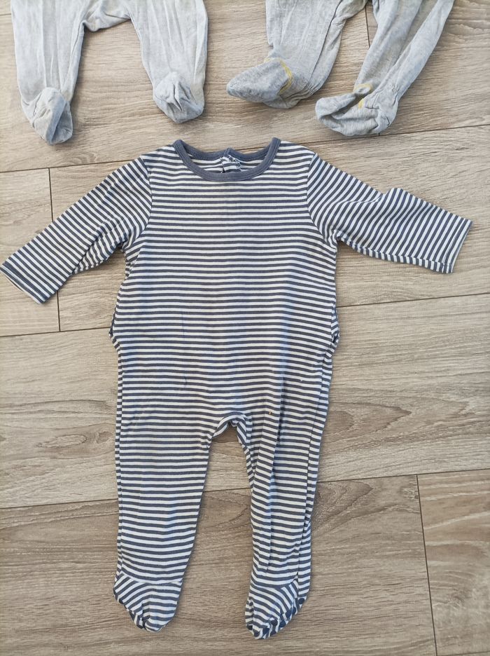 Lot 3 pyjamas coton 1 an - photo numéro 3