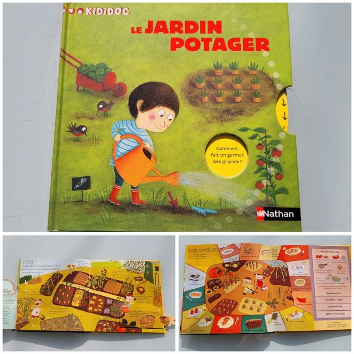 Livre animé Kididoc 🥕 Le Jardin Potager 🍆