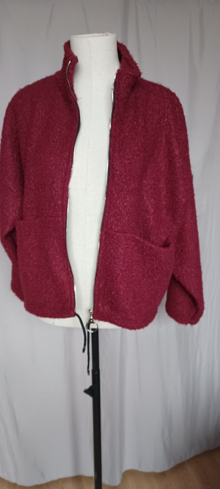 Très jolie veste en laine bouillie femme T U - photo numéro 7