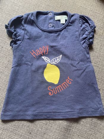 T-shirt manche courte 6 mois