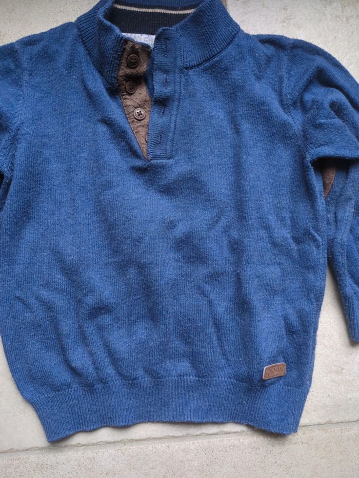 Pull bleu garçon 2 ans - photo numéro 2