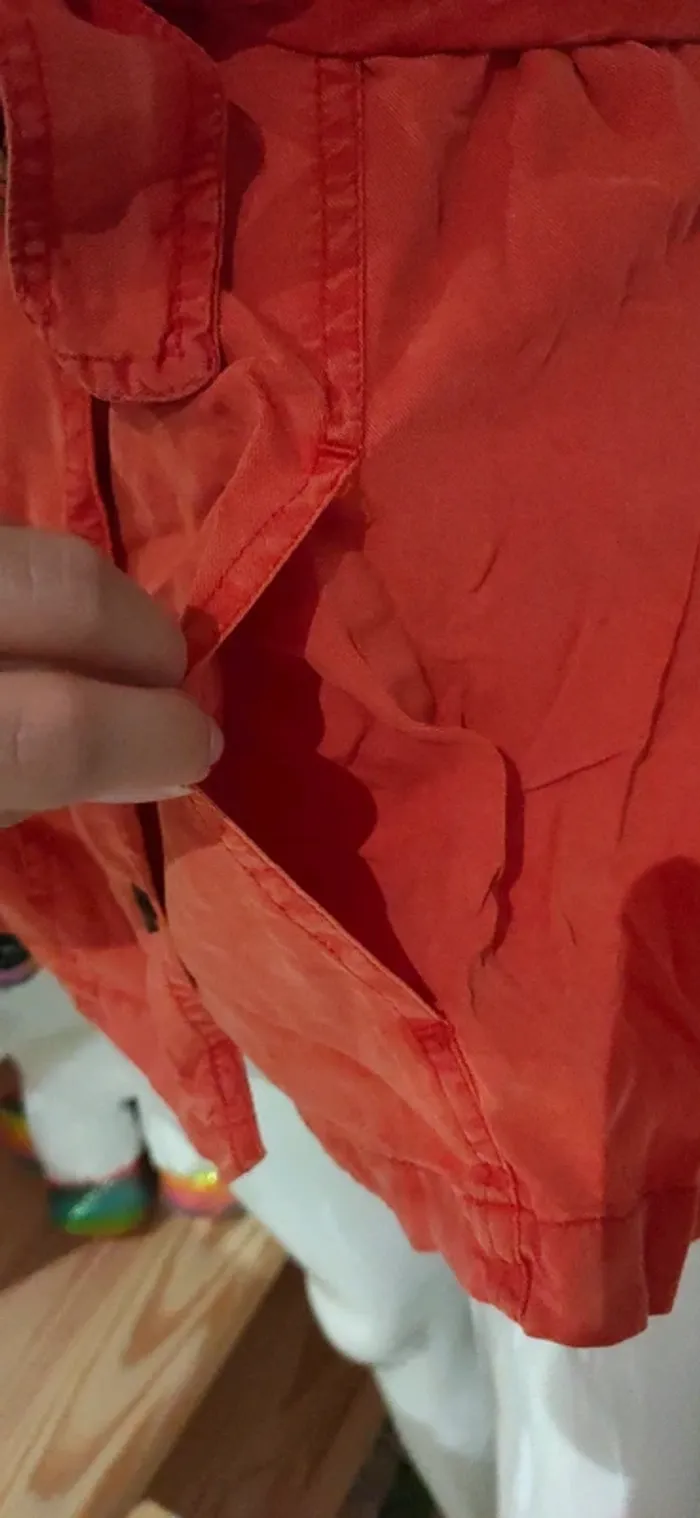Petit haut orange vintage, taille 40 - photo numéro 9