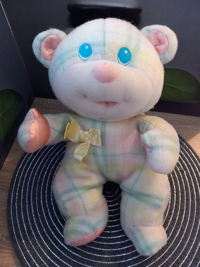 Peluche ours snuzzels playskool 1987 vintage 36cm - photo numéro 3