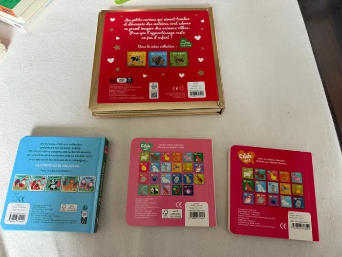 Lot de 4 livres à toucher - photo numéro 8