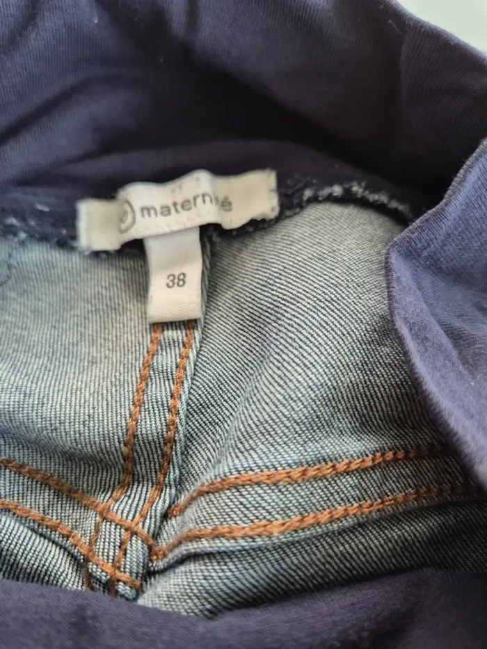 Jean, Pantalon + Jupe Pour Femme Enceinte - photo numéro 4