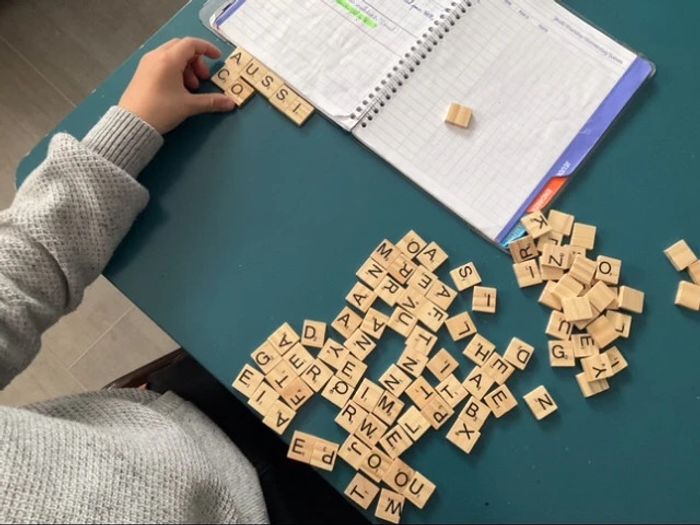 Lettres bois pour écrire mots syllabes sons - photo numéro 4