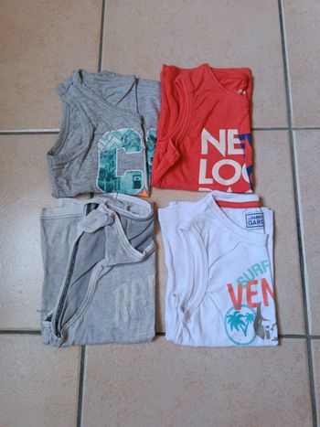 Lot de 4 débardeurs 4 ans