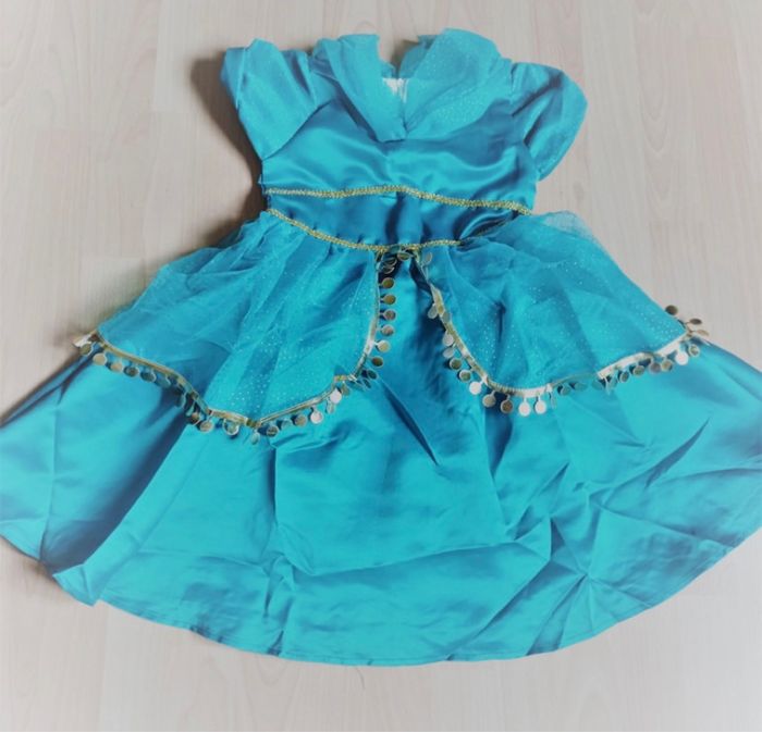 Déguisement robe princesse Jasmine courte et accessoires 4-5ans - photo numéro 5