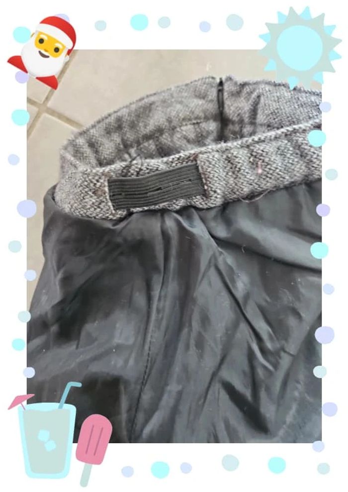 Jupe en laine taille 4 ans jupe hiver mi saison - photo numéro 5