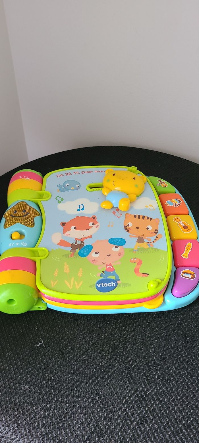 Super livre enchanté Do, ré, mi bleu Vtech