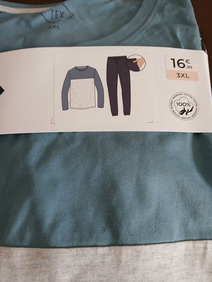 ensemble pyjamas en coton 3XL - photo numéro 3