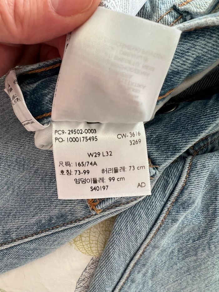 Levi’s 501 femme bleu délavé W29 L32 - photo numéro 12