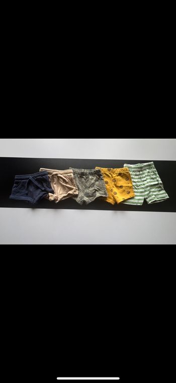 Lot de 5 shorts Kiabi - taille 3 mois